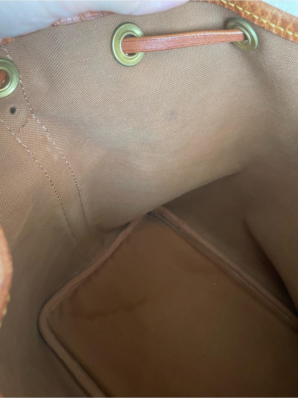Vintage 1995 Louis Vuitton Petite Noe Monogram Canvas Bucket Bag Shoulder Bag - Picture 17 of 17